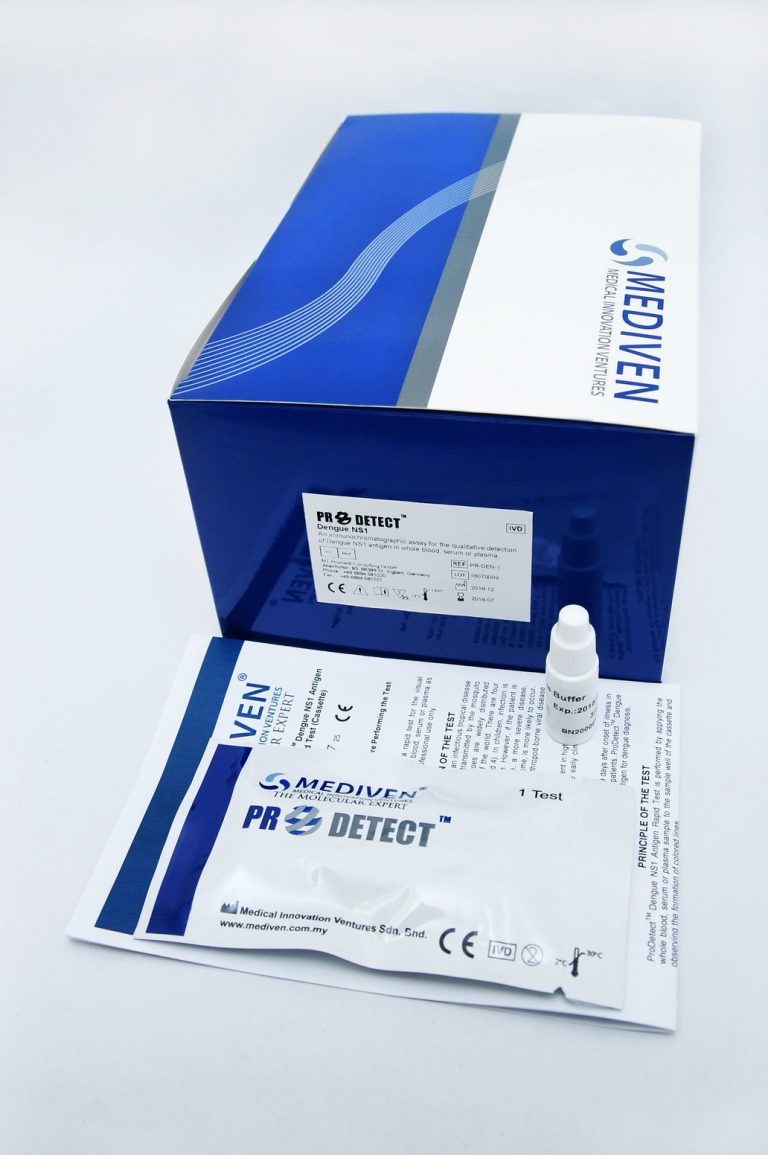 ProDetect™ Dengue NS1 Ag Rapid Test | Mediven - Diagnostics Solutions ...